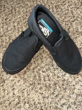 Vans Black Slip-On Canvas Sneakers